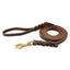 Leather Braided Dog Leash - Lovepawz