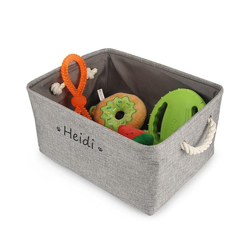 Solid Pet Toy Custom Storage Basket - Lovepawz