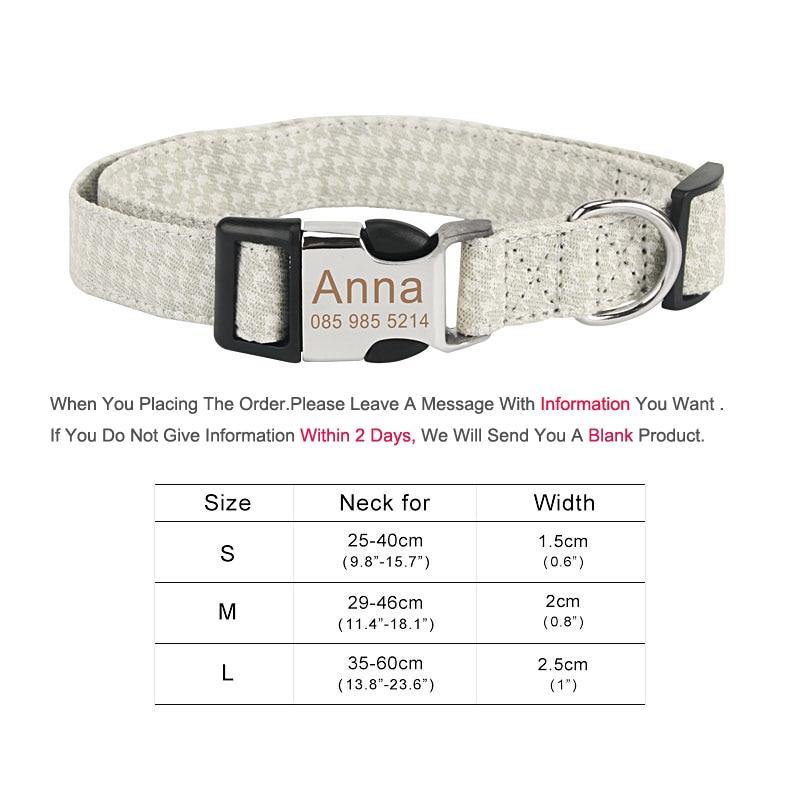 Custom Pet Patterned Collar Tag - Lovepawz