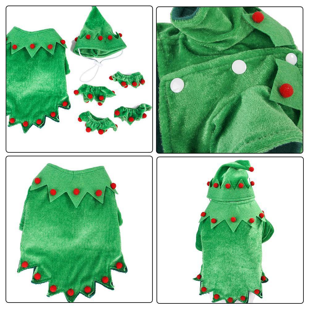Christmas Elf Dog Costume - Lovepawz