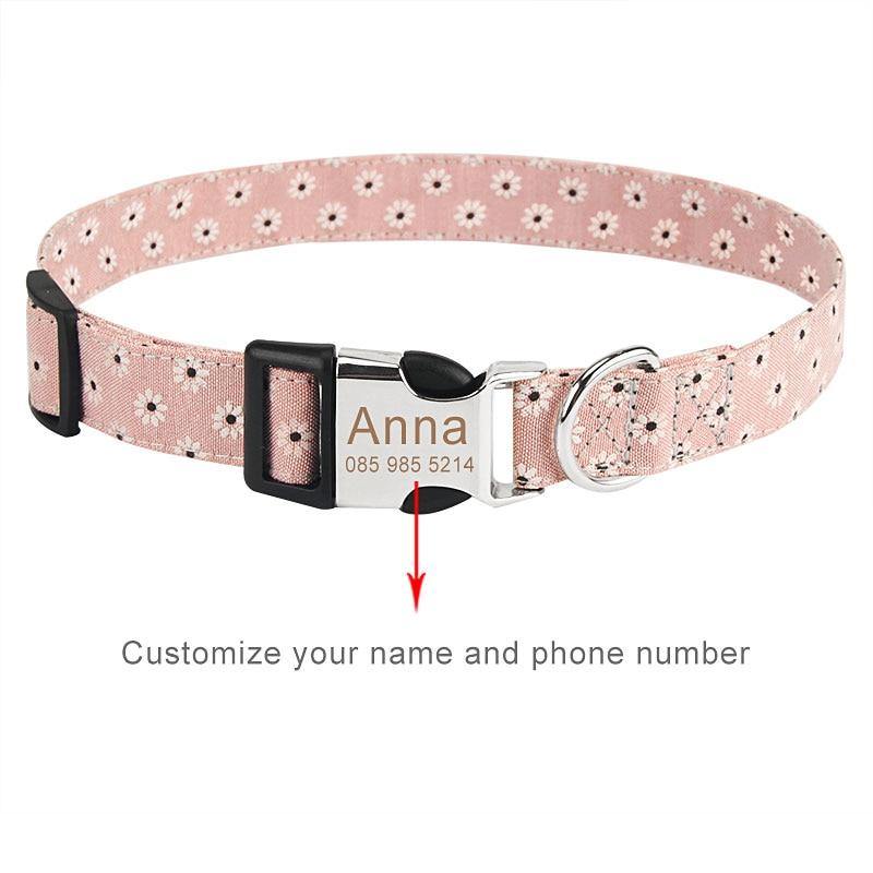 Customized Flower Collar - Lovepawz
