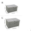 Personalized Double Dog Folding Storage Basket - Lovepawz