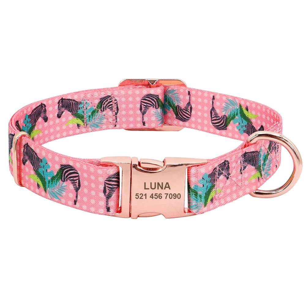Springing Personalized Collar - Lovepawz