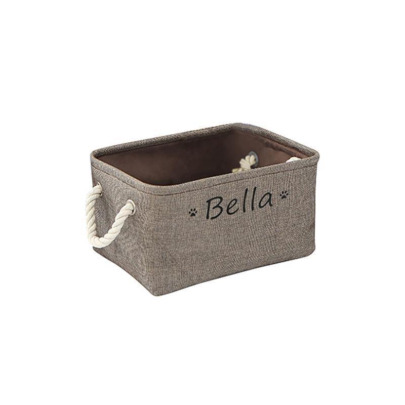 Solid Pet Toy Custom Storage Basket - Lovepawz