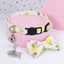 Cute Custom Printed Bowfish Cat Collar - Lovepawz