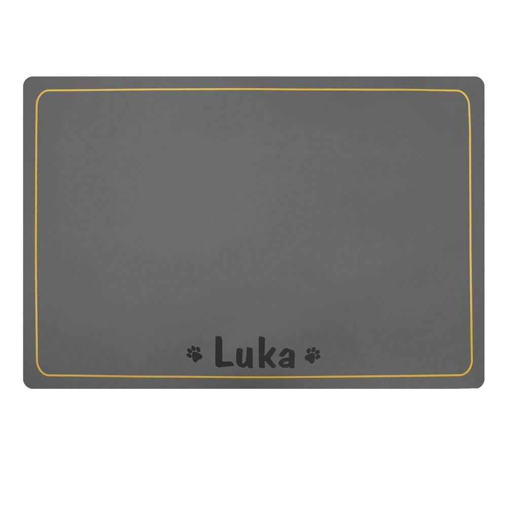 Personalized Custom Pet Feeder Mat Waterproof - Lovepawz