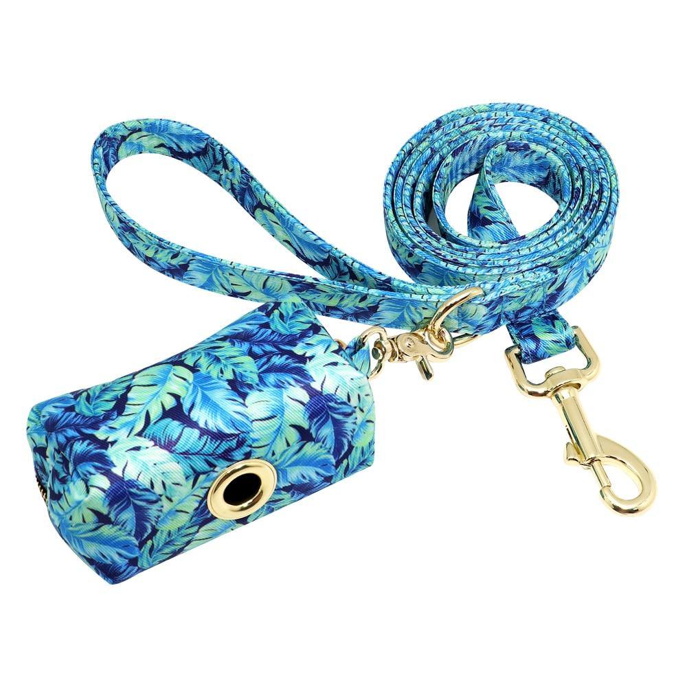 Floral Leash and Garbage Bag Set - Lovepawz