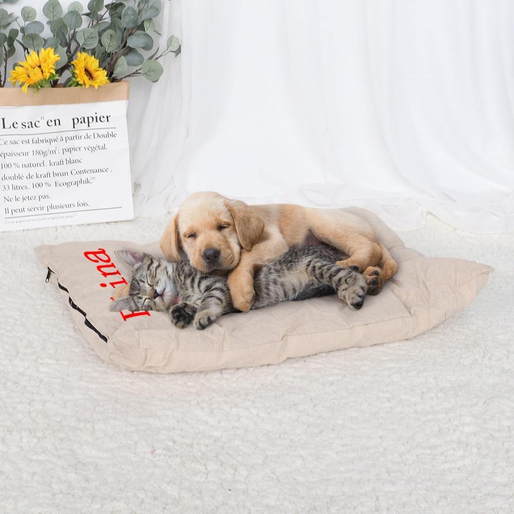 Custom Personalized Dog Bed Mat Cushion - Lovepawz