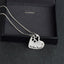 "My Dog Rescued Me" Womens Necklace Pendant - Lovepawz