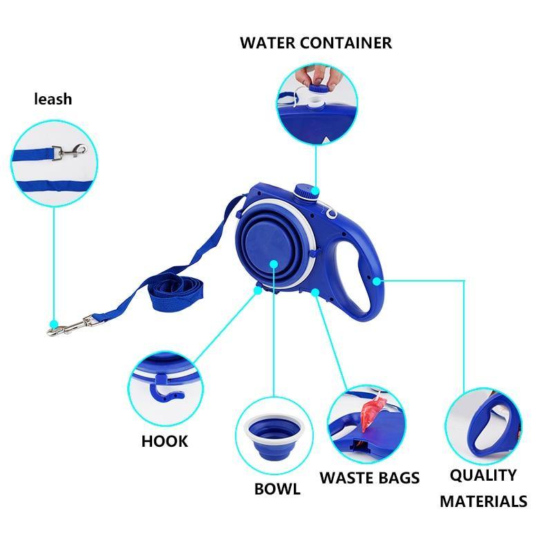 3In1 Super Nylon Dog Leash - Lovepawz