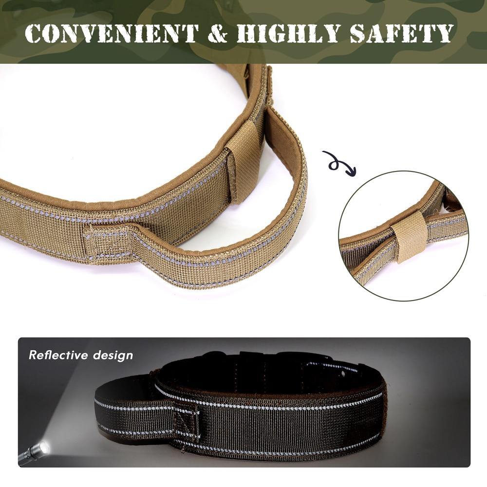 Custom Military Tactical Dog Collar - Lovepawz