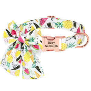 Personalized FruityBow Collar - Lovepawz