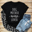 "Dog Mother Wine Lover" Mom Women's Graphic T-Shirt Top - Lovepawz