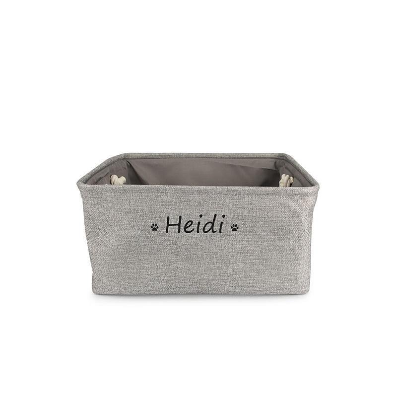 Solid Pet Toy Custom Storage Basket - Lovepawz