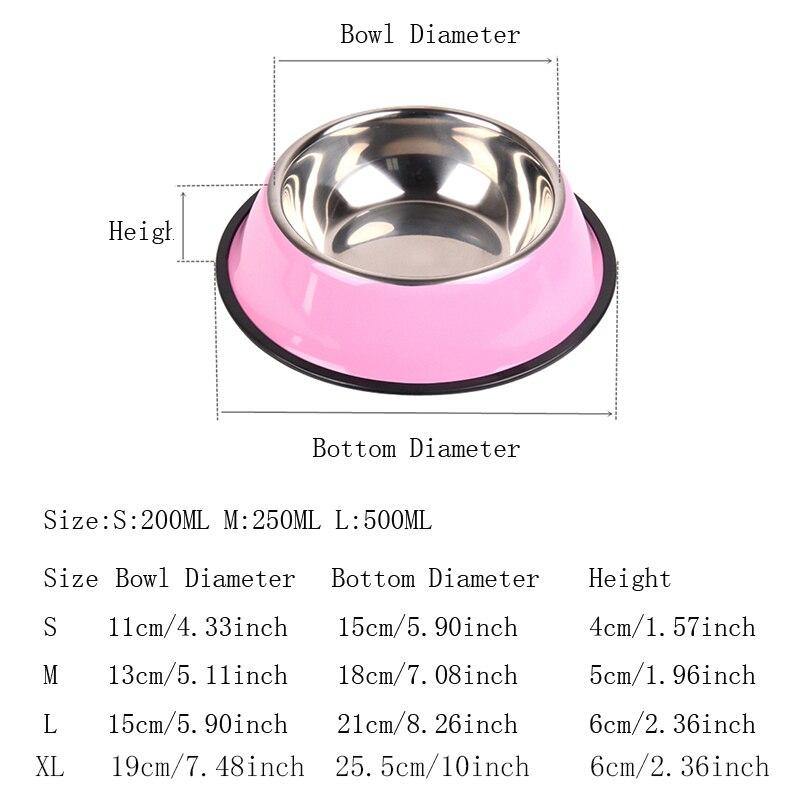 Multicolored Dog Bowls - Lovepawz