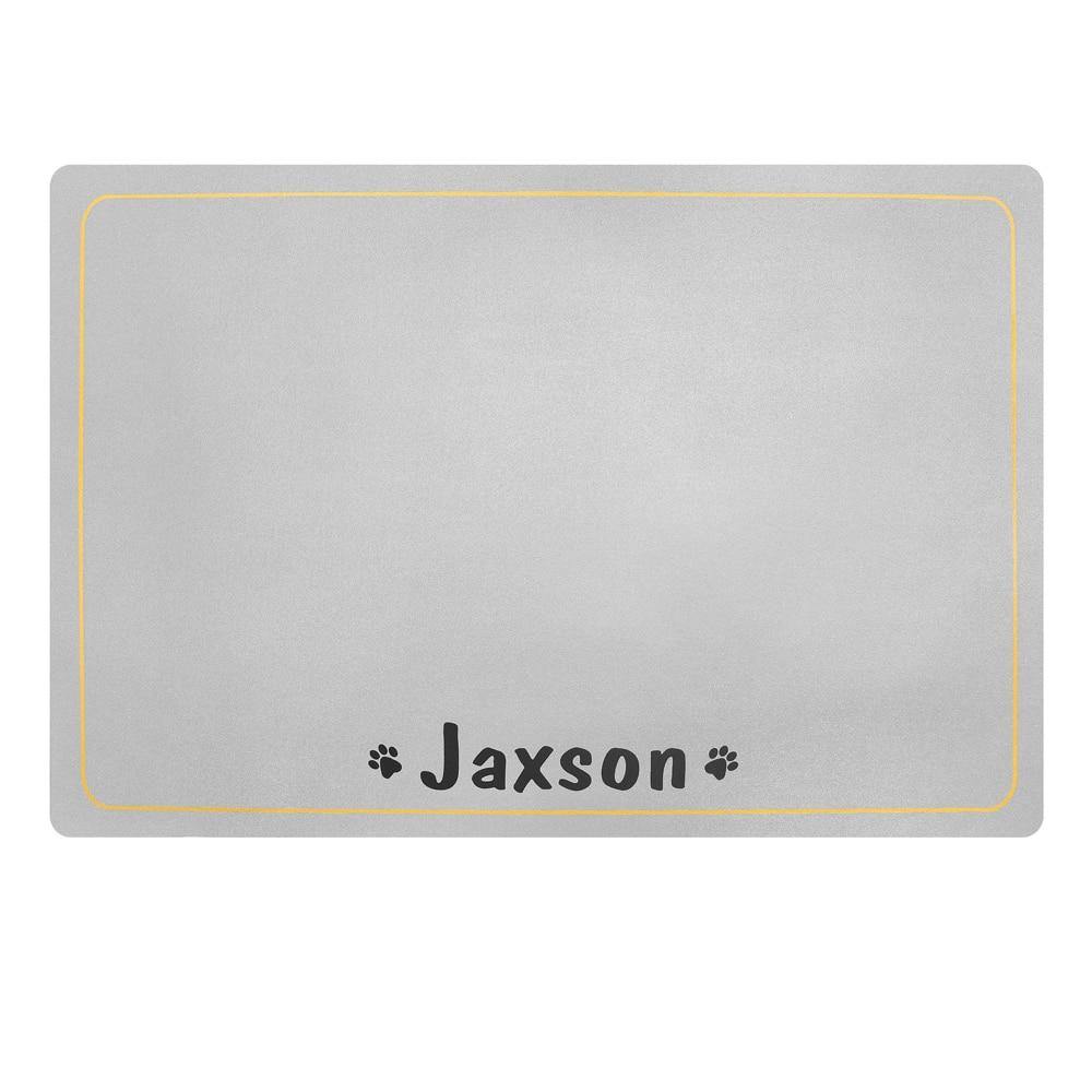 Personalized Custom Pet Feeder Mat Waterproof - Lovepawz