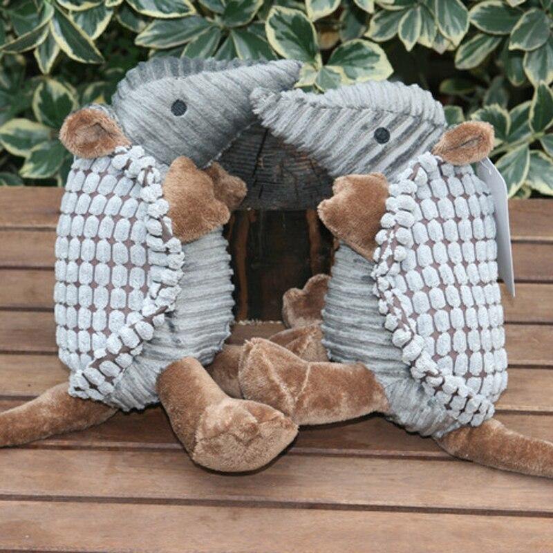 Armoured Armadillo Dog Plush Squeaker - Lovepawz