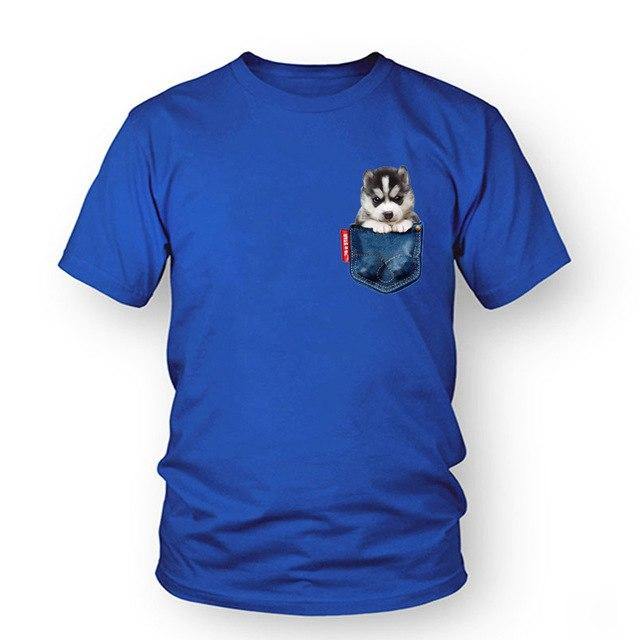 Husky Dog T-Shirt Women - Lovepawz