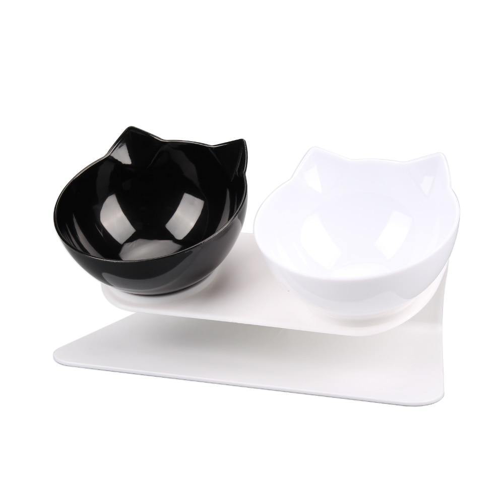 Double Cat Non-slip Bowl - Lovepawz