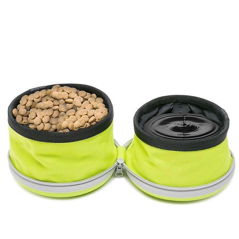 Collapsible Two Way Travel Bowl - Lovepawz