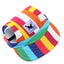 Basic Colorful Dog Sun Protection Baseball Cap - Lovepawz