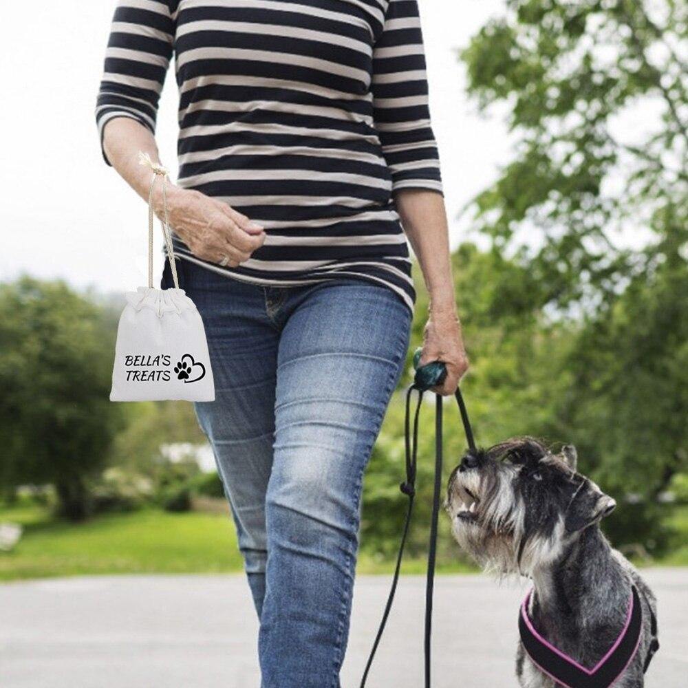 Personalized Custom Portable Dog Treat Snack Bags - Lovepawz