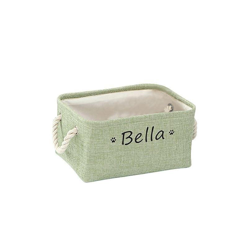 Solid Pet Toy Custom Storage Basket - Lovepawz