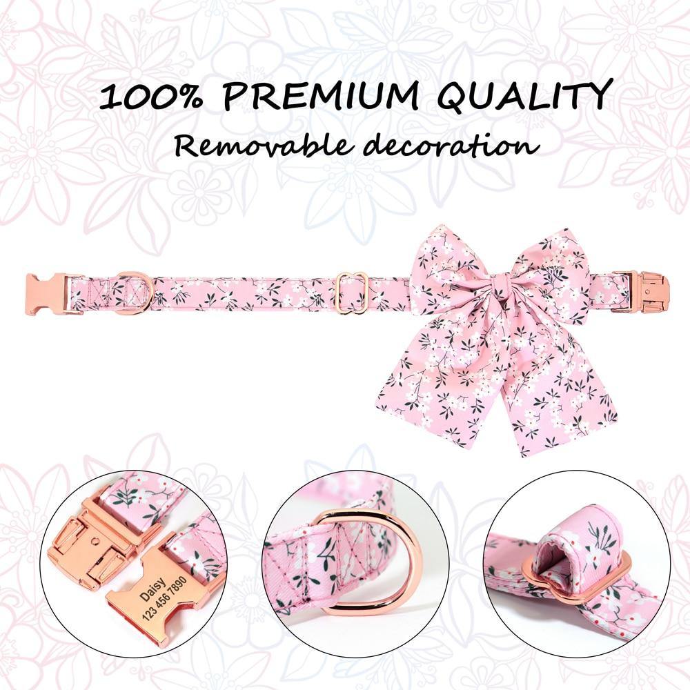 Personalized FruityBow Collar - Lovepawz
