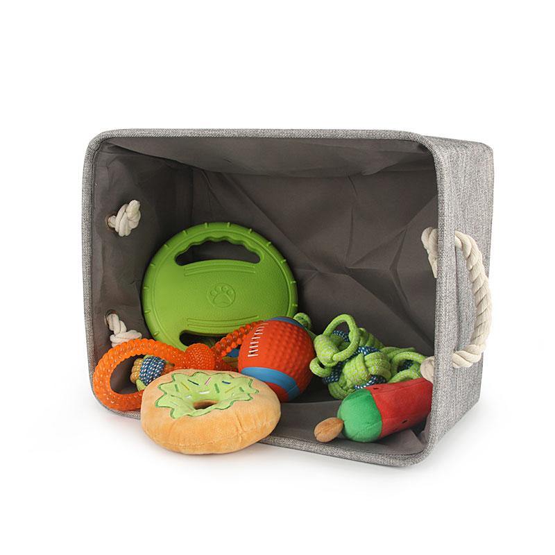 Solid Pet Toy Custom Storage Basket - Lovepawz