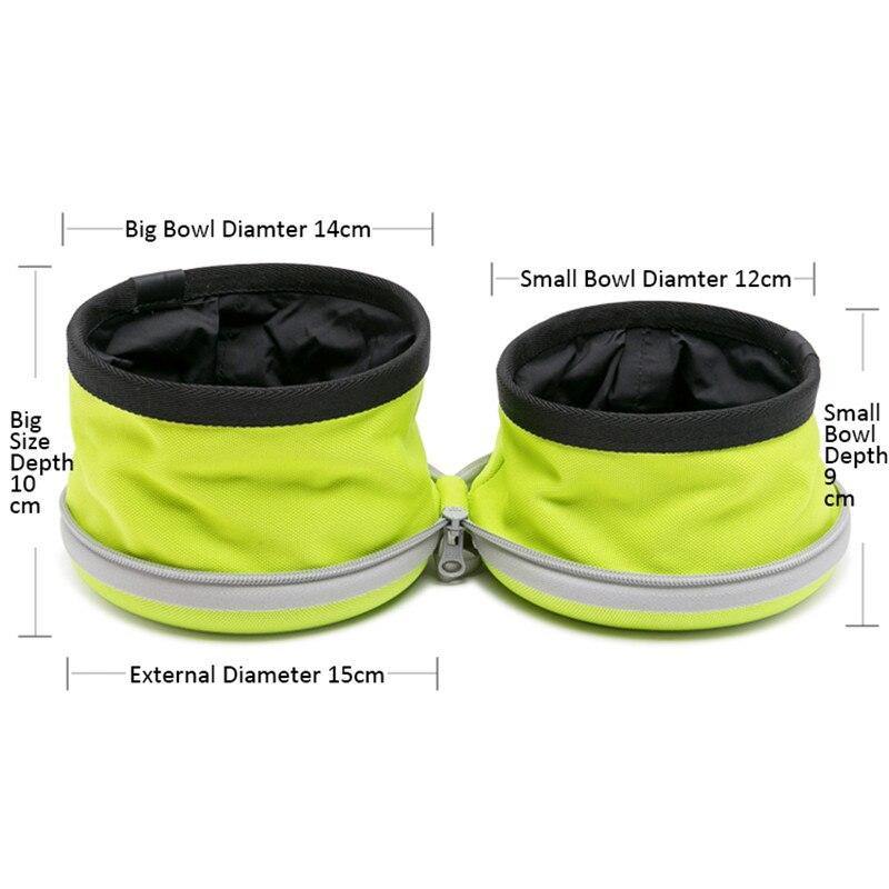 Collapsible Two Way Travel Bowl - Lovepawz