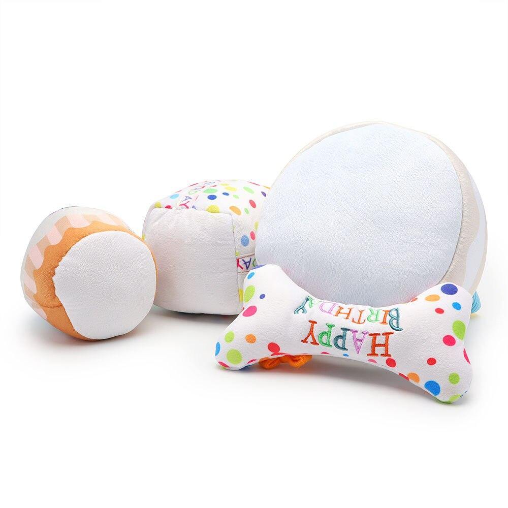 Birthday Ultimate Plush Chew Dog Toys - Lovepawz