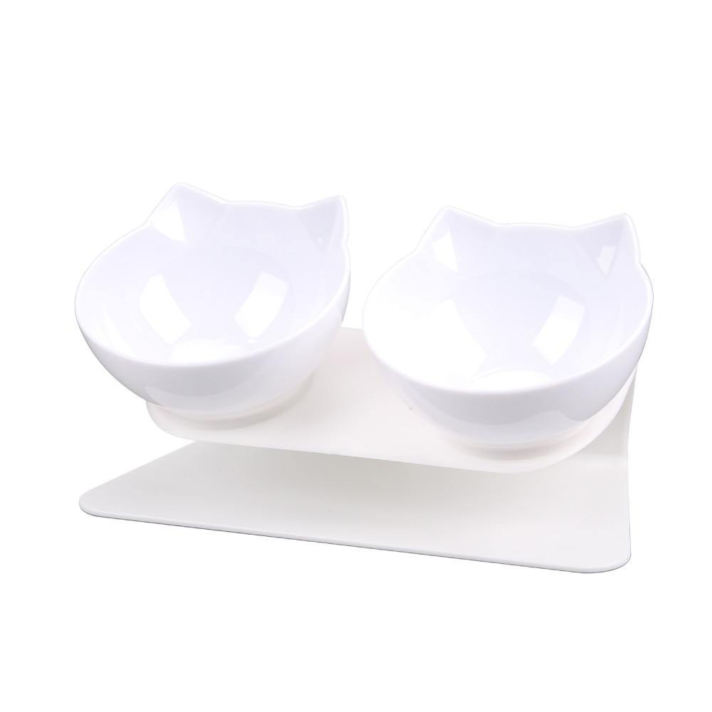 Double Cat Non-slip Bowl - Lovepawz