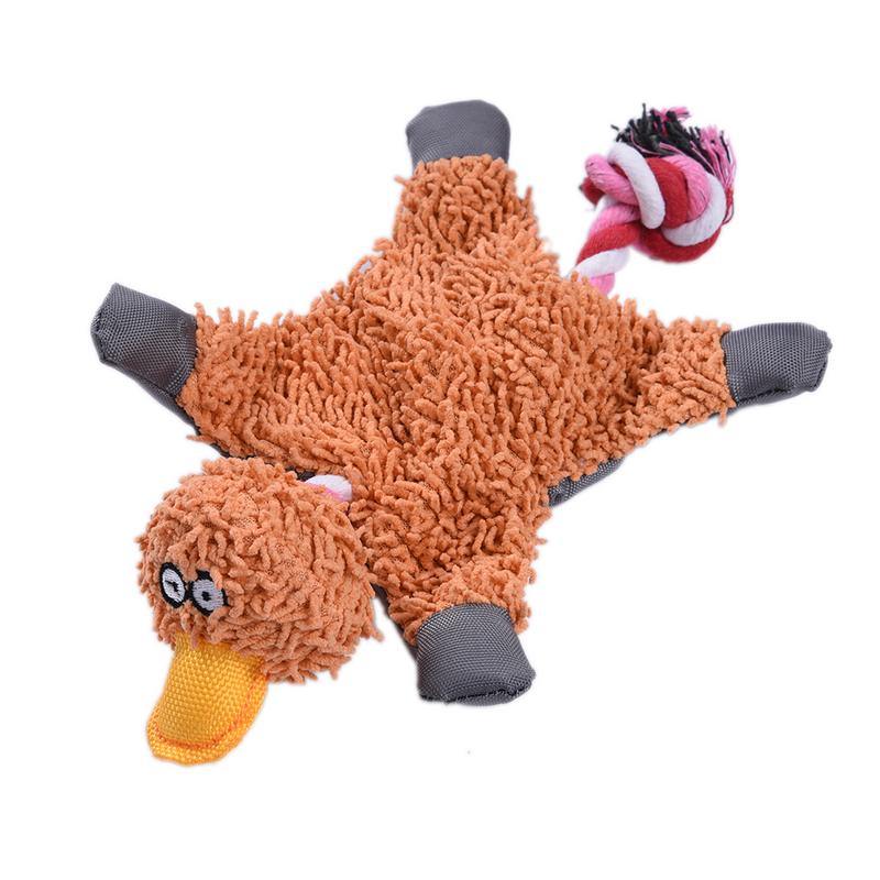 Squeaky Papa Flat Duck Plush - Lovepawz