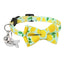 Cute Custom Printed Bowfish Cat Collar - Lovepawz