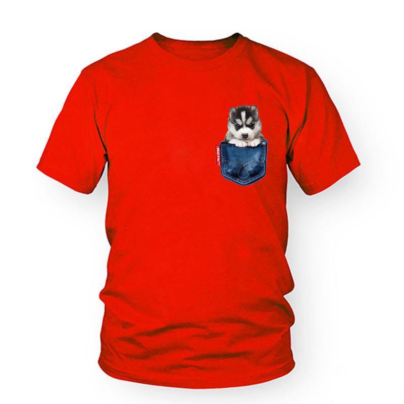 Husky Dog T-Shirt Women - Lovepawz