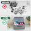 Personalized Double Dog Folding Storage Basket - Lovepawz