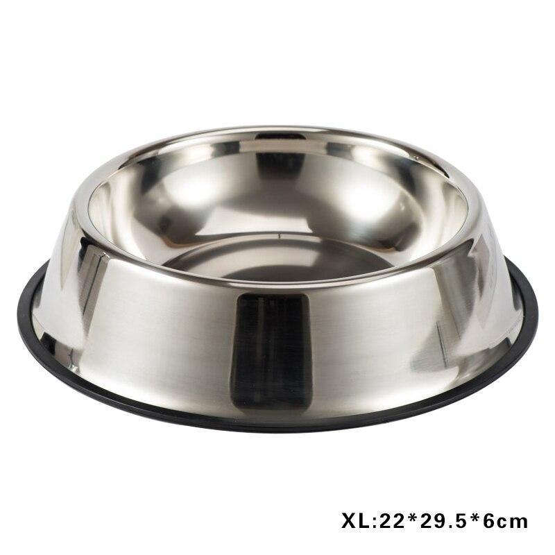 Stainless Steel Non-Slip Bowl - Lovepawz
