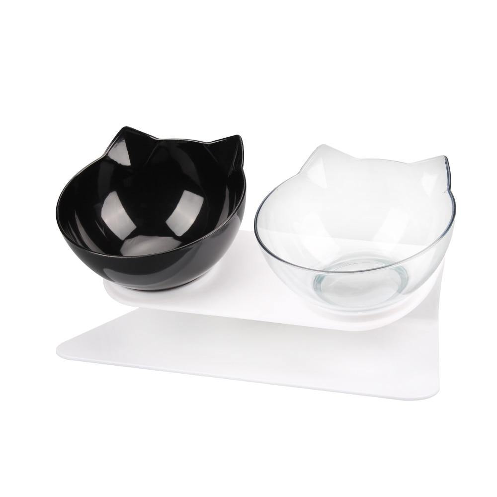 Double Cat Non-slip Bowl - Lovepawz