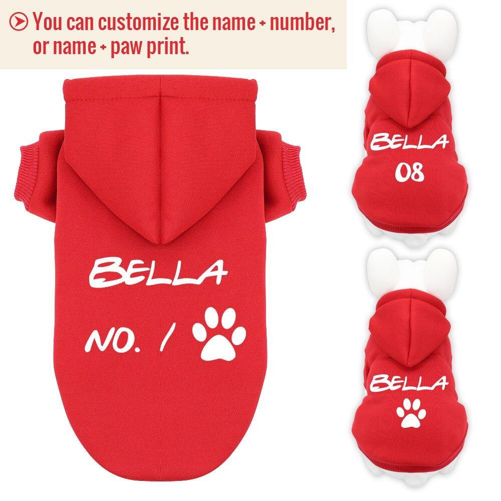Personalized Cotton Dog Custom Hoodie - Lovepawz