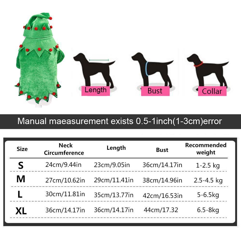 Christmas Elf Dog Costume - Lovepawz