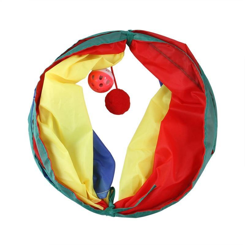 Foldable Cat Tunnel Tube Tent - Lovepawz