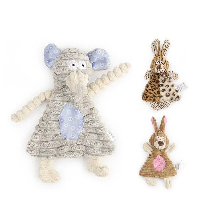 Corduroy Flat Fluff Toys - Lovepawz