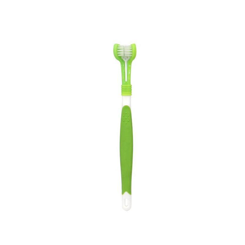 Pet ThreeHead Multi-angle Toothbrush - Lovepawz