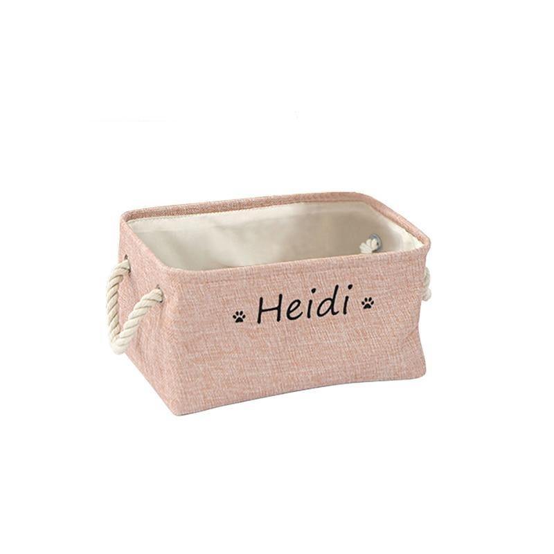 Solid Pet Toy Custom Storage Basket - Lovepawz