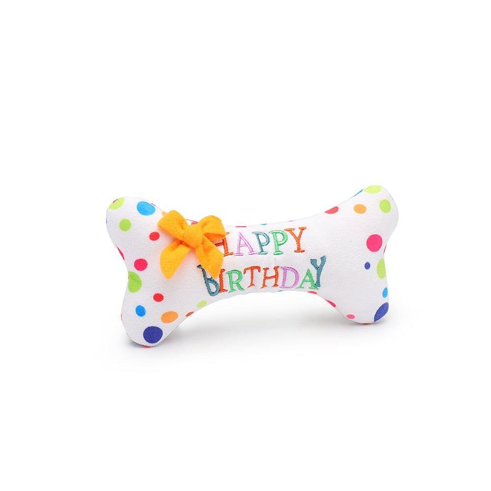 Birthday Ultimate Plush Chew Dog Toys - Lovepawz
