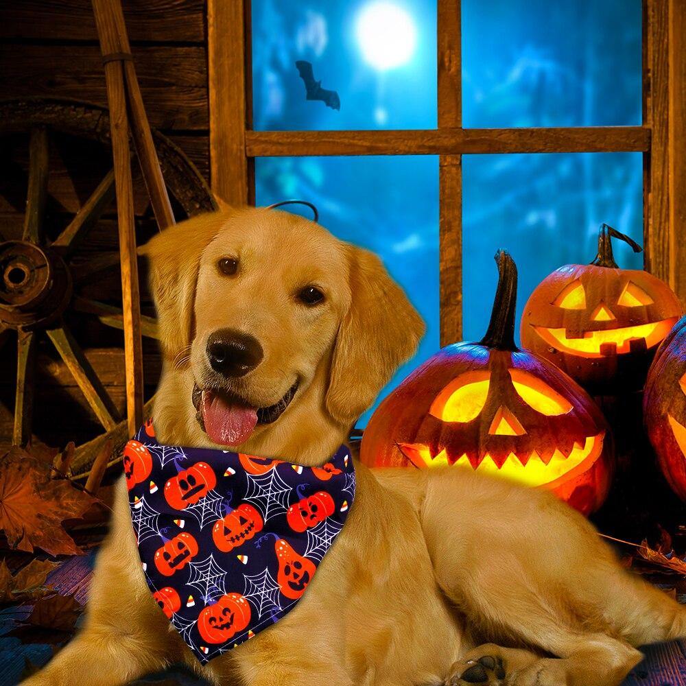 Halloween Styled Mix Dog Bandana Scarfs - Lovepawz