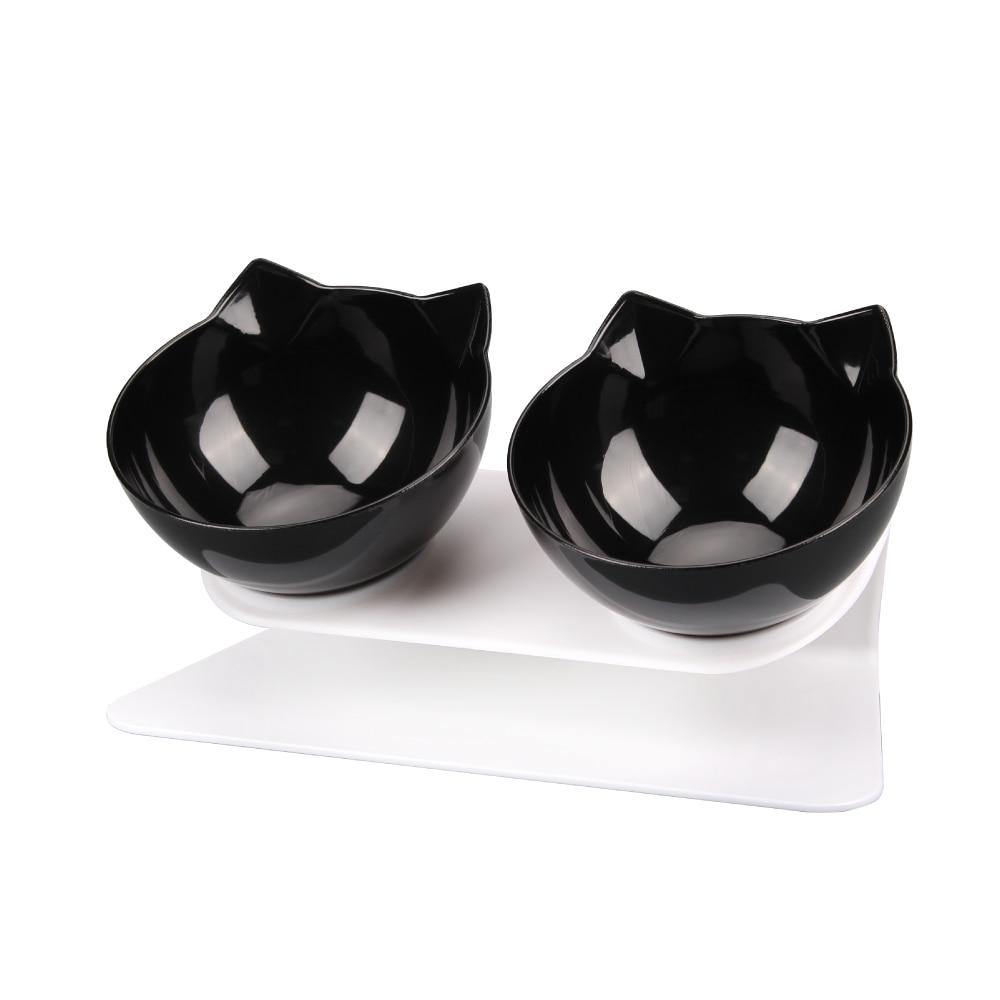 Double Cat Non-slip Bowl - Lovepawz