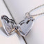 Pet Footprint Heart Shaped Open Clasp Necklace - Lovepawz