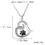 "Always In My Heart" Paw Pet Memorial Footprint Necklace - Lovepawz