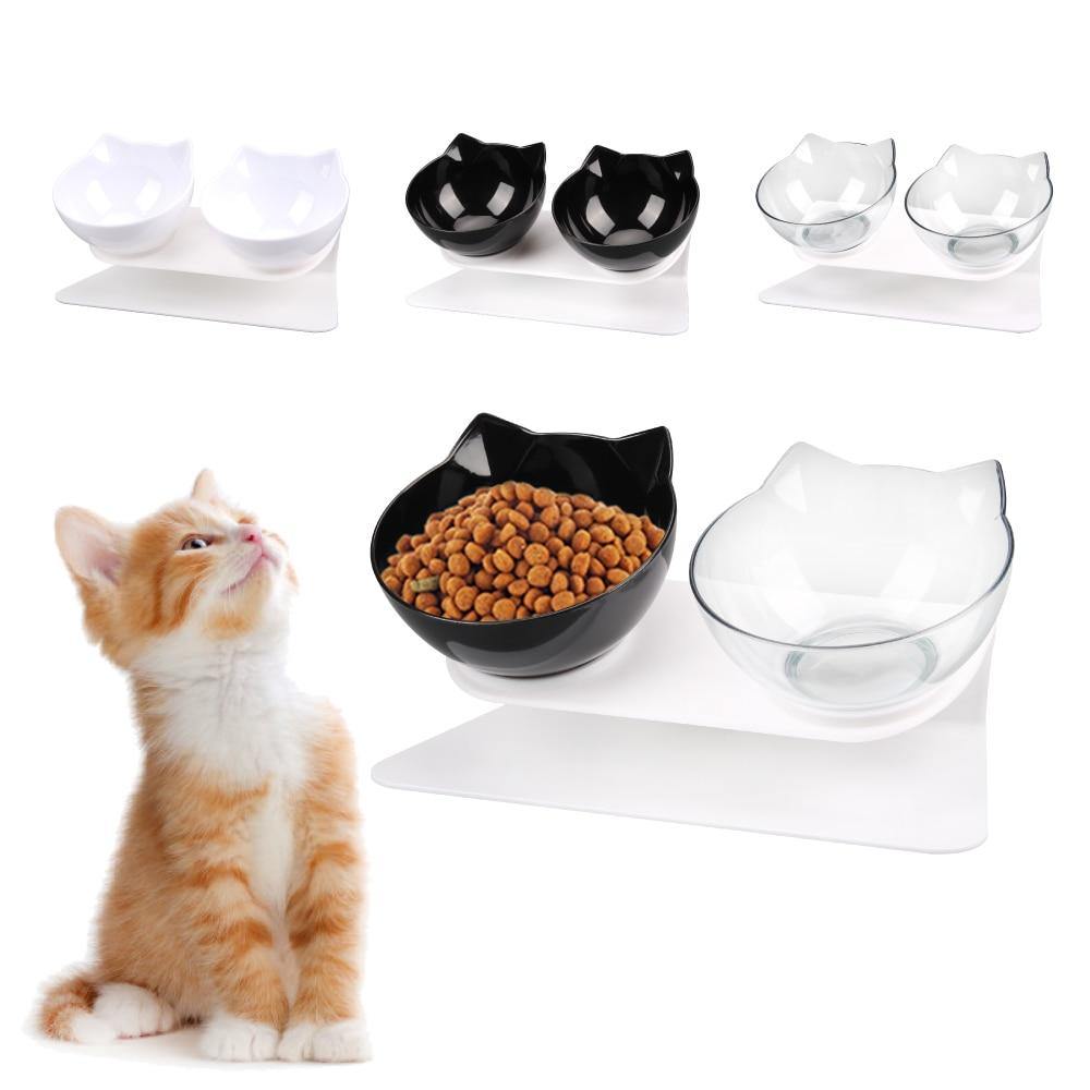 Double Cat Non-slip Bowl - Lovepawz